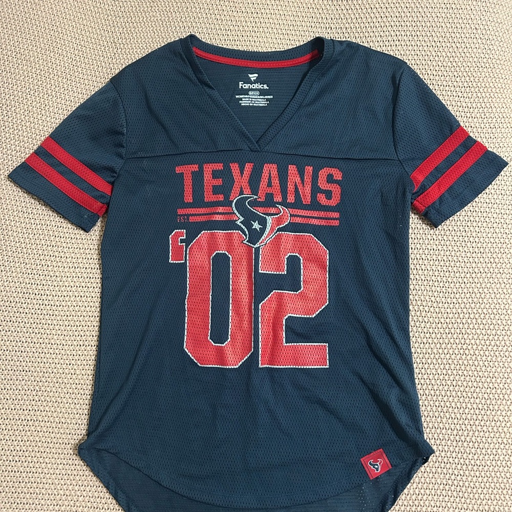 Fanatics Texans women’s Jersey size small